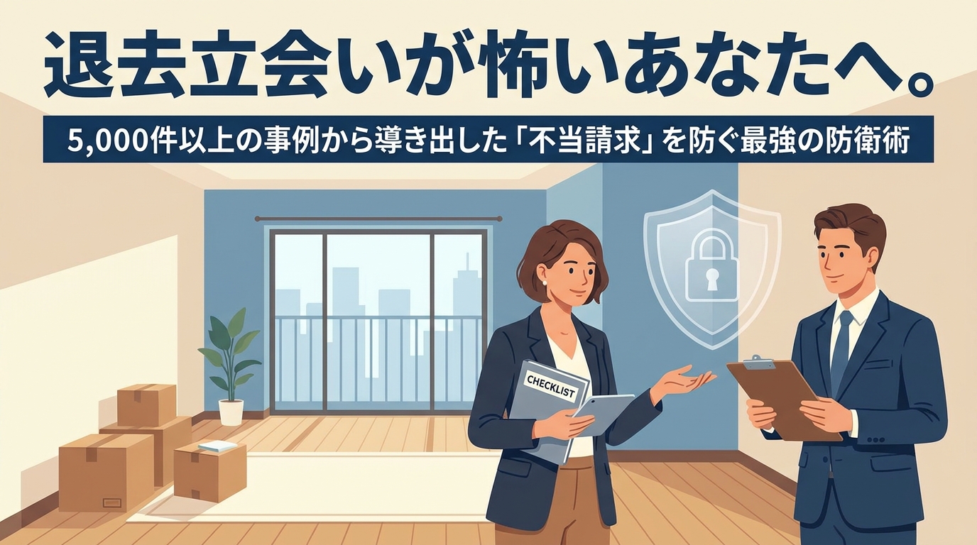 退去立会いが怖いあなたへ｜不当な退去費用を防ぐために知っておきたい原状回復の基本