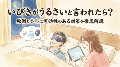 いびきがうるさいと言われたら？原因と本当に実効性のある対策を徹底解説