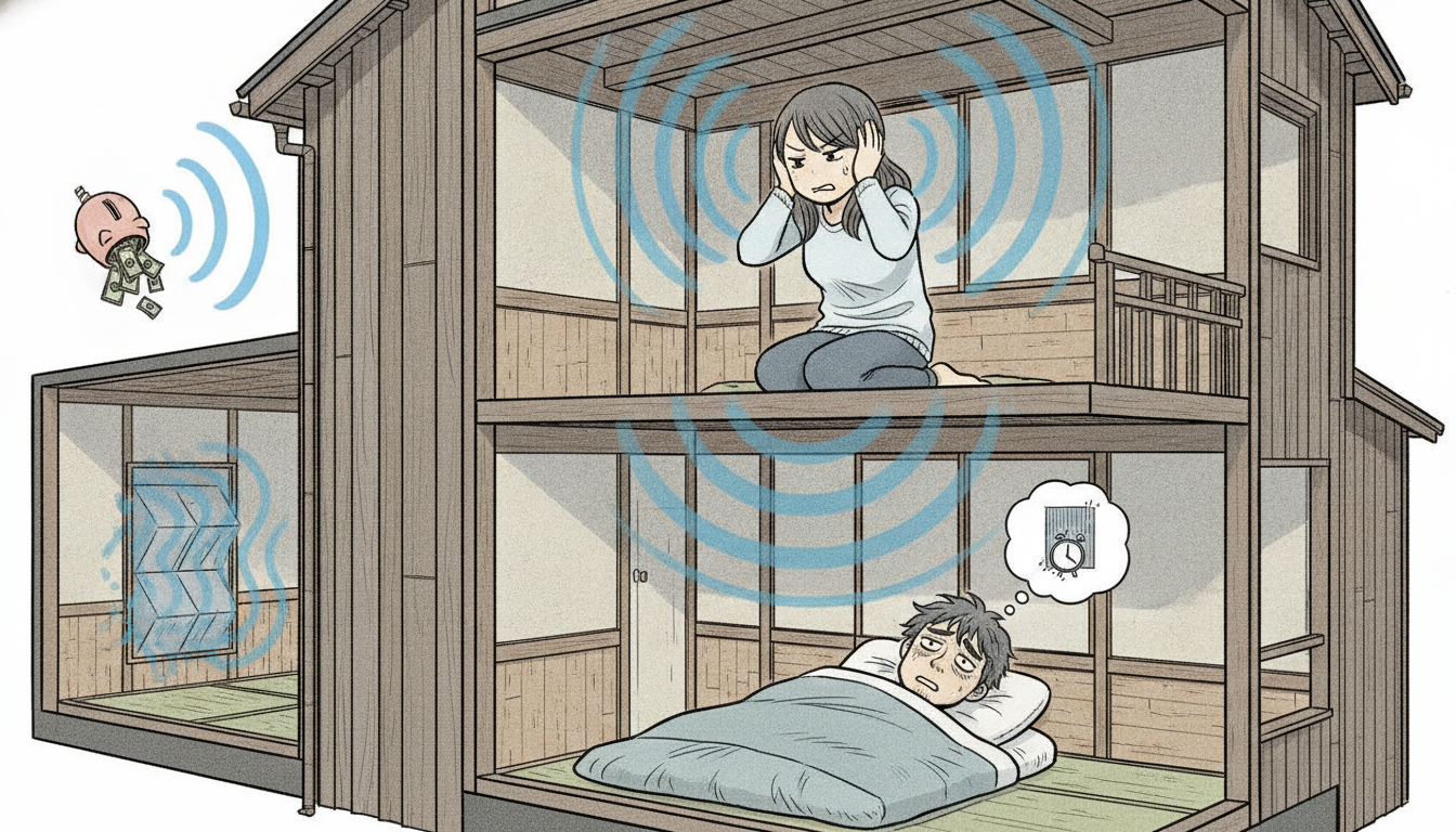 なぜ木造アパートはこれほどまでに音が響きやすいのか