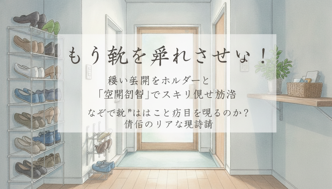なぜ靴を詰め込むと痛い目を見るのか？賃貸のリアルな裏事情