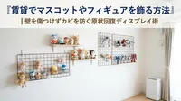 賃貸でフィギュアやマスコットを飾るならどこ？壁を傷つけず湿気とカビを防ぐ置き方