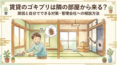 賃貸のゴキブリは隣の部屋から来る？ベランダの隙間・排水管の穴を塞ぐ管理会社への相談方法