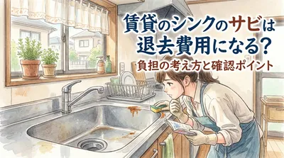 賃貸のシンクのサビは退去費用になる？負担の考え方と確認ポイント
