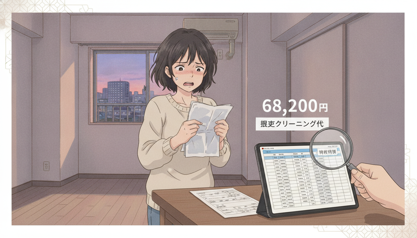 【画像あり】私が実際に突きつけられた高額なハウスクリーニング見積もり