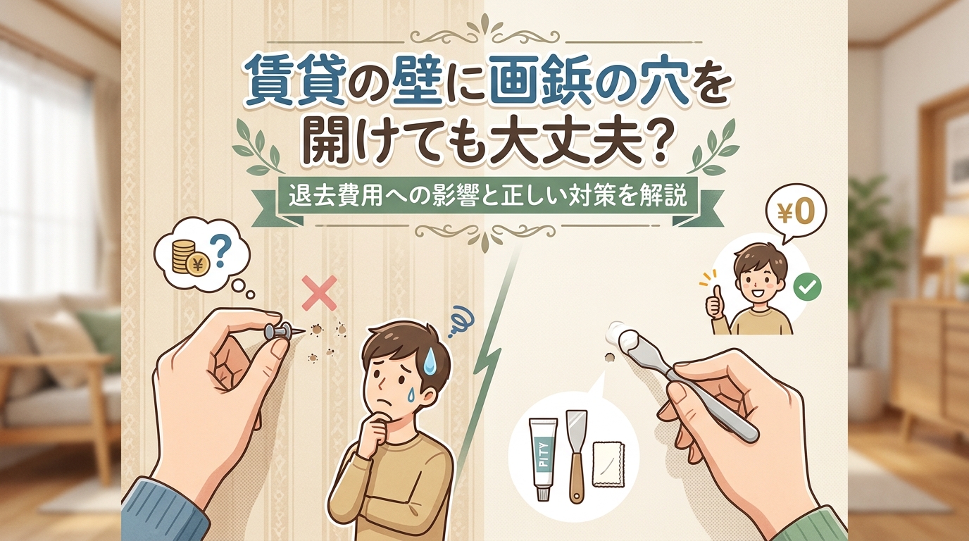 賃貸で画鋲はどこまでOK?ポスター・カレンダーを飾る前に確認したい穴のルール
