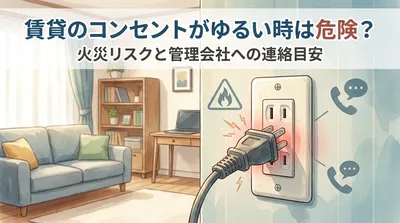 賃貸のコンセントがゆるい時は危険？火災リスクと管理会社への連絡目安