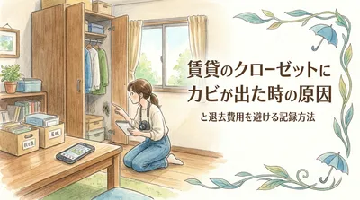賃貸のクローゼットにカビが出た時の原因と退去費用を避ける記録方法
