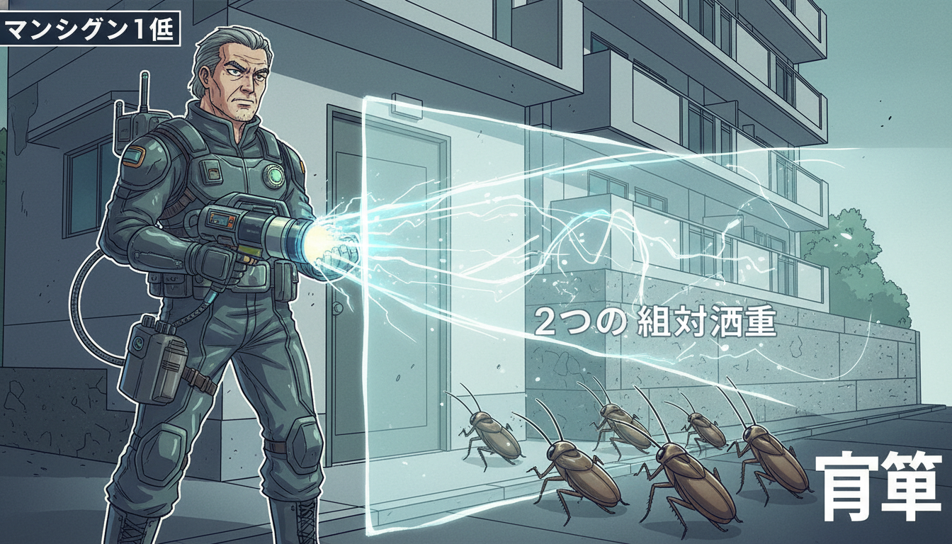 マンション1階でゴキブリを完封するために必要な2つの条件