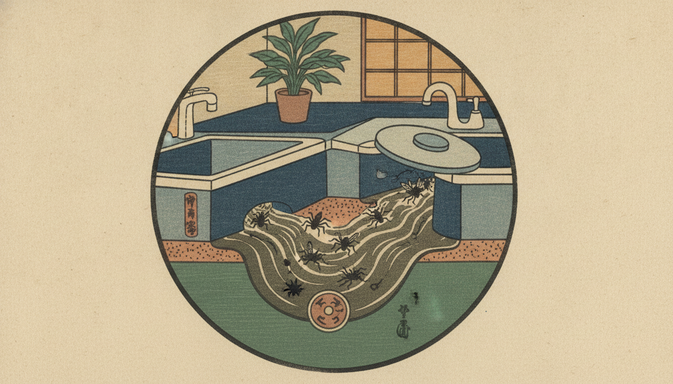 賃貸の台所排水口から虫が出る主な原因