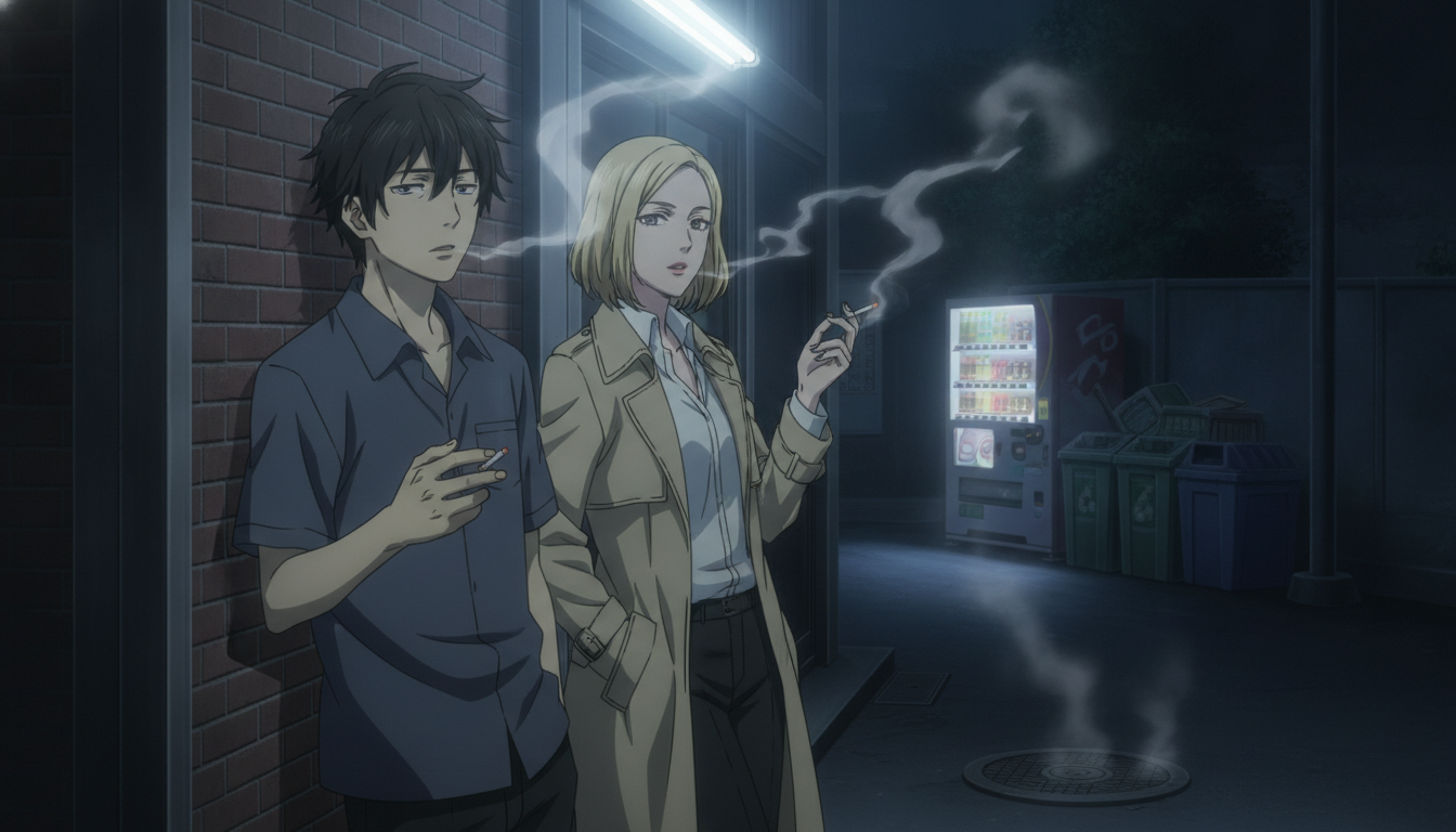 アニメ『スーパーの裏でヤニ吸うふたり』の配信状況と最適な視聴方法