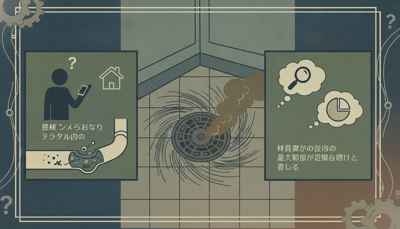 洗濯機排水口が臭う主な原因