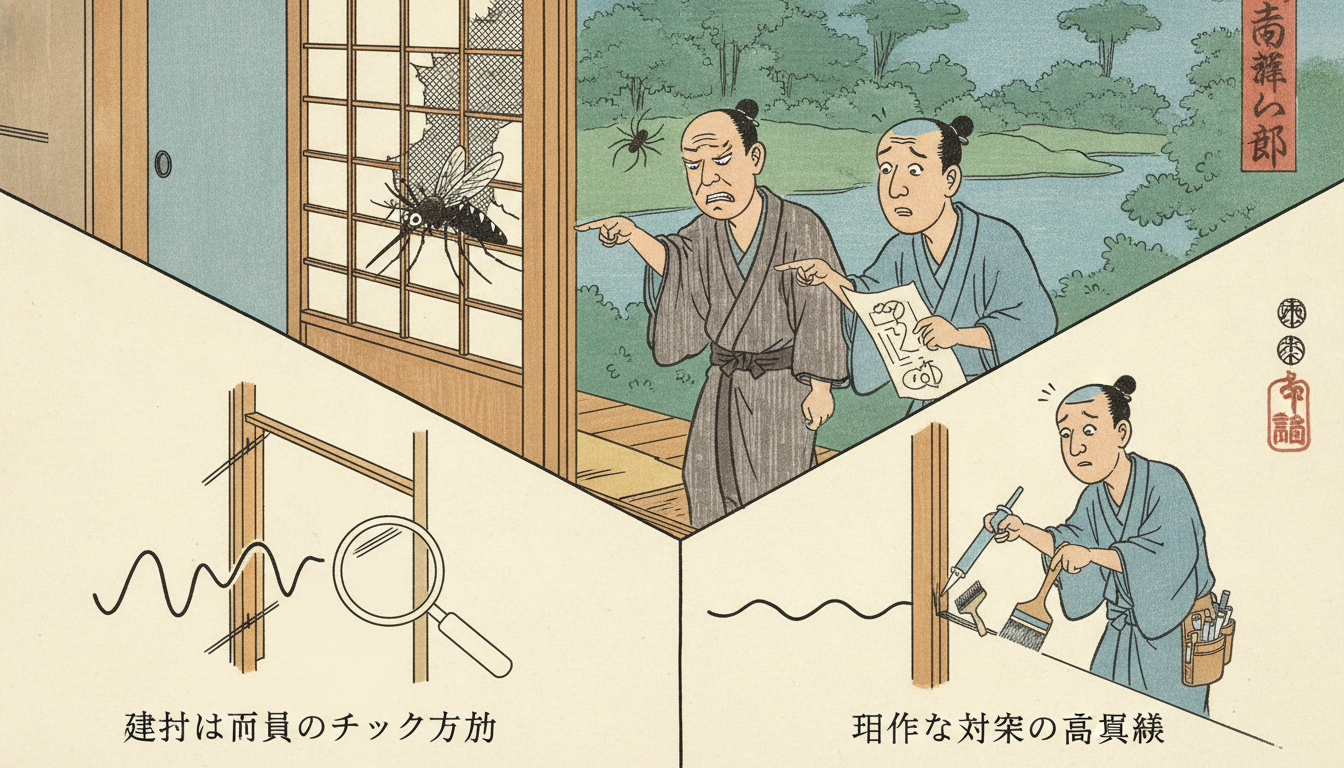 建付け不良のチェック方法と、具体的な対策の境界線