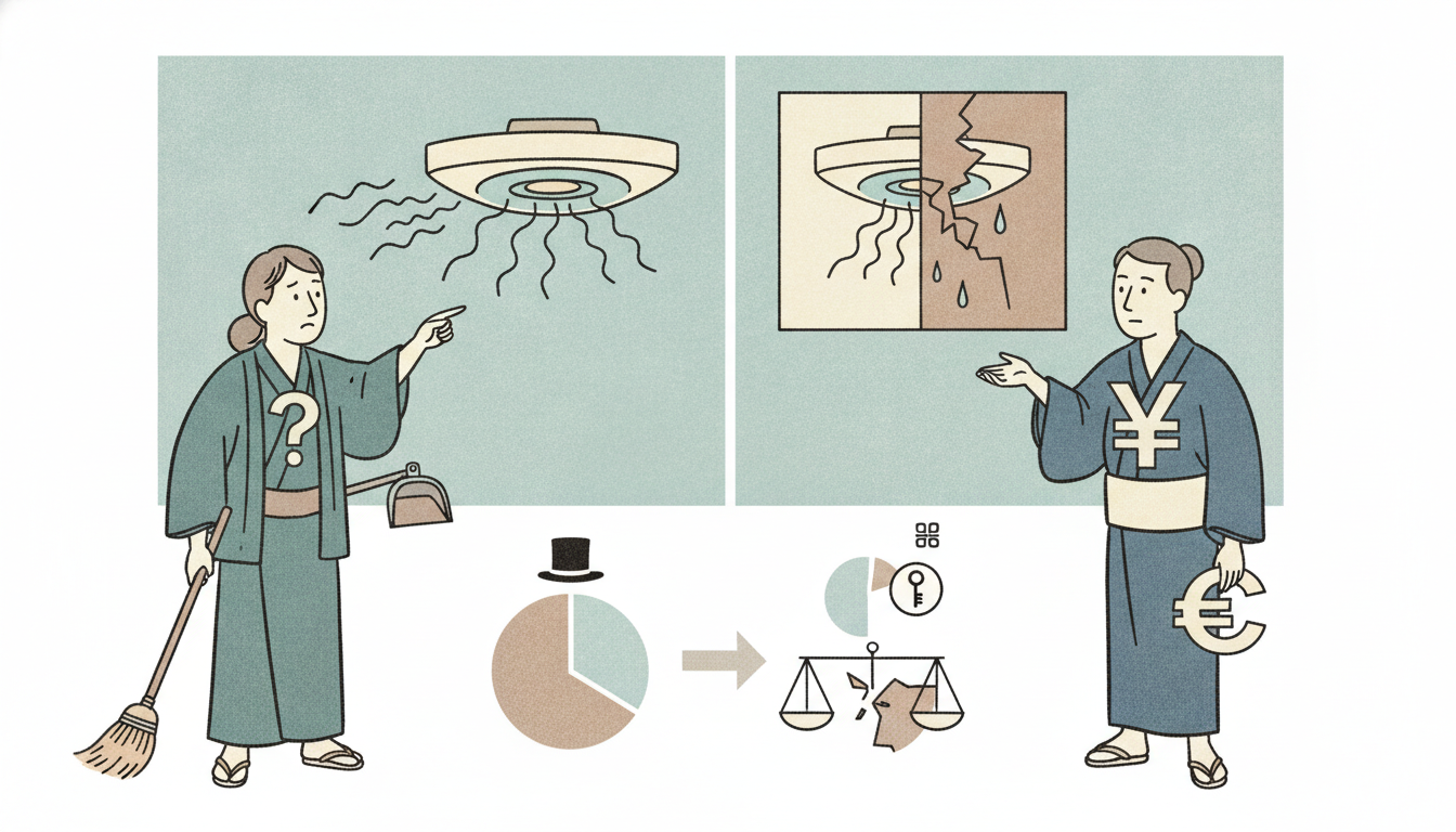 【結論】賃貸の浴室換気扇の異音、修理費用は誰が負担する？