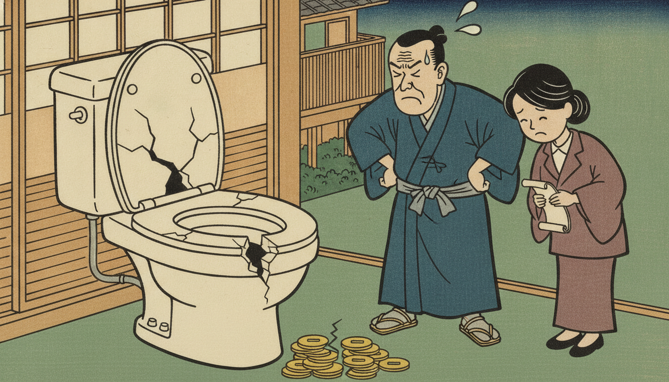 結論：便座が割れた際の費用負担はどうなる？
