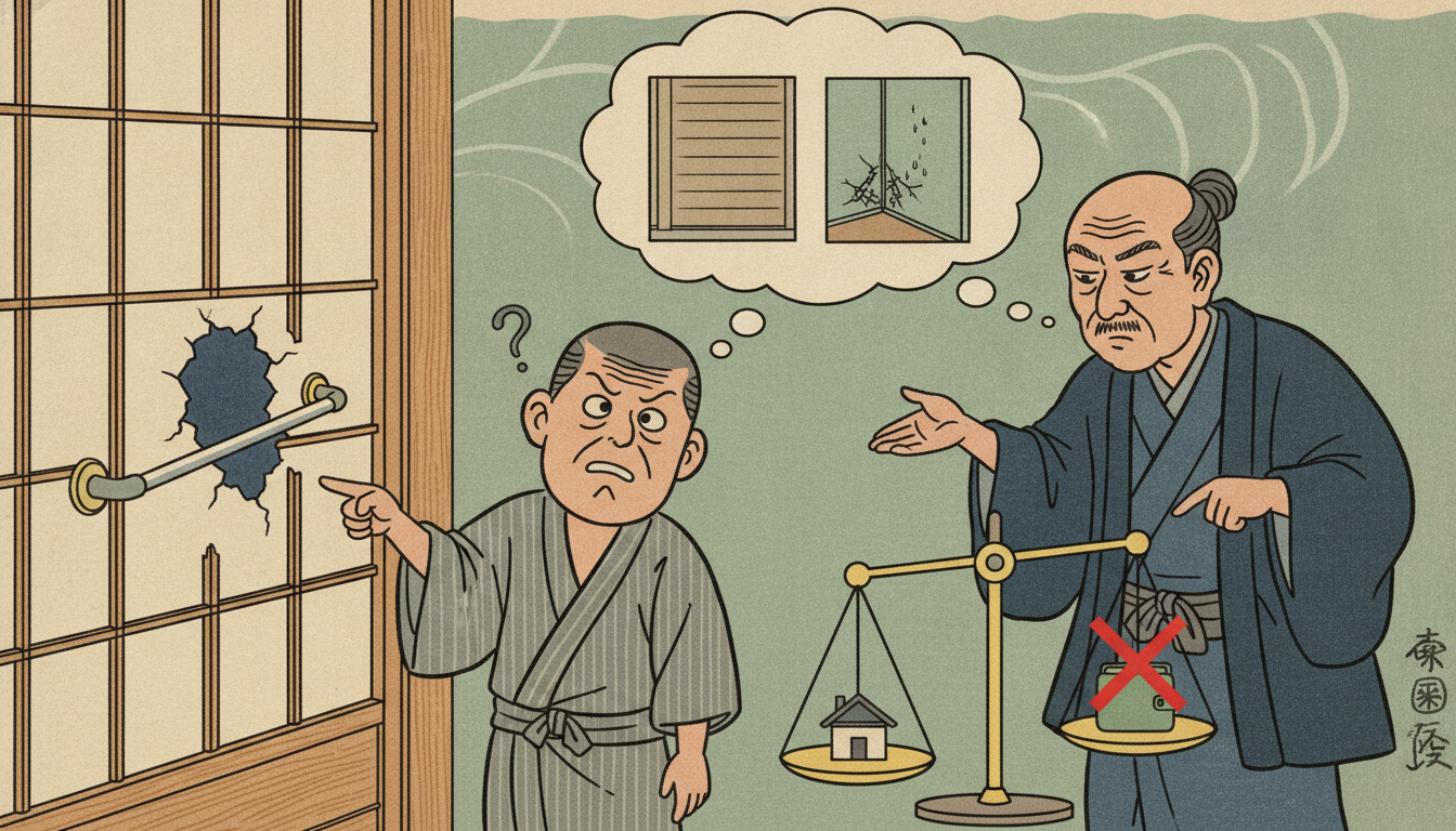 なぜ自己負担か貸主負担かが分かれるのか